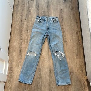 Ripped Abercrombie jeans